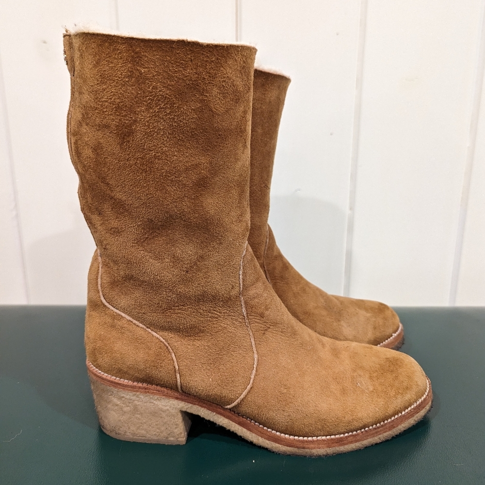Coach Patsy Suede Boots - Picture 4 of 12